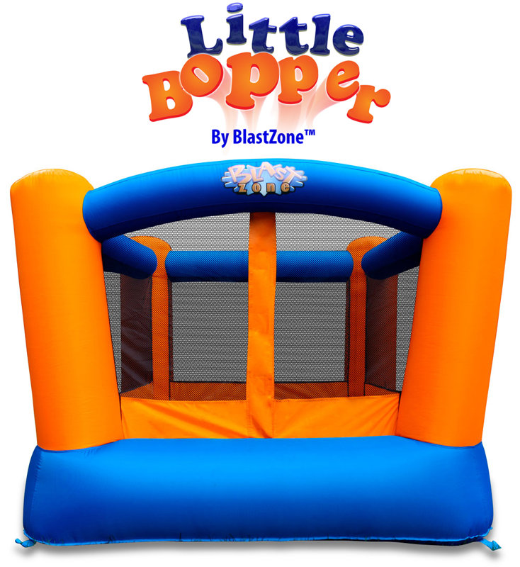 blast zone little bopper inflatable bounce house with blower